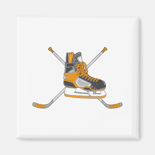 Hockey-Skate Magnet (Vorne)