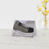 Hockey Skate Notecards Karte (Gelbe Blume)