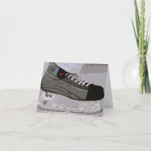 Hockey Skate Notecards Karte