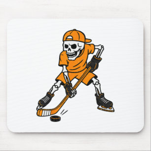 Hockey-Skelett-Halloween-Kostüm Jungen Teenager Mä Mousepad