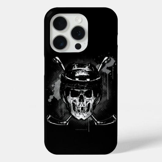 Hockey Skull Case-Mate iPhone Hülle (Rückseite)