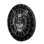 Hockey Skull Dartscheibe (Vorderseite rechts)