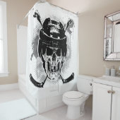 Hockey Skull Duschvorhang (Beispiel)