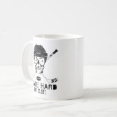 Hockey Skull Skate Hard or Else Kaffeetasse (Vorderseite Links)