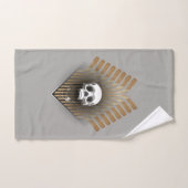 Hockey Skull & Sticks Badhandtuch Set (Handtuch)