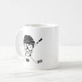 Hockey Skull und Sticks Tasse (Vorderseite Links)