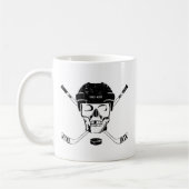 Hockey Skull und Sticks Tasse (Links)