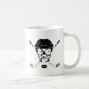Hockey Skull und Sticks Tasse