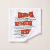 Hockey Slang Badhandtuch Set (Waschlappen)