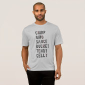 Hockey Slang - Chirp Gino Sauce Bucket Tendy Celly T-Shirt (Vorne ganz)