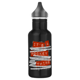 Hockey Slang Edelstahlflasche