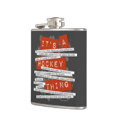 Hockey Slang Flachmann (Links)