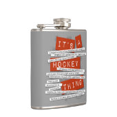 Hockey Slang Hip Flask Flachmann (Rechts)