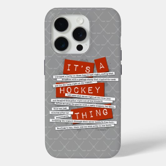 Hockey Slang iPhone 5 Fall Case-Mate iPhone Hülle (Rückseite)