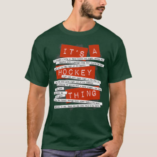 Hockey Slang lustige Hockey-Redewendungen und Kurs T-Shirt