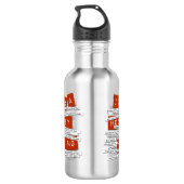 Hockey Slang Trinkflasche (Rückseite)