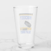 Hockey Slap Shot Glas (Rückseite)