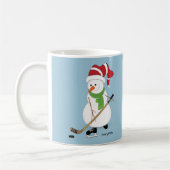 Hockey-Snowman-Tasse Kaffeetasse (Links)