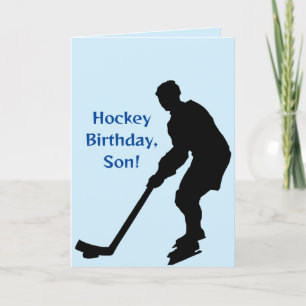 HOCKEY SON BIRTHDAY CARD DANKESKARTE