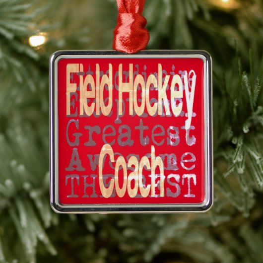 Hockey-Sonderbeauftragter Ornament Aus Metall (Baum)