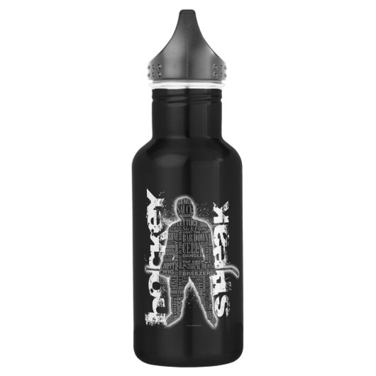 Hockey Speak Edelstahlflasche (Links)