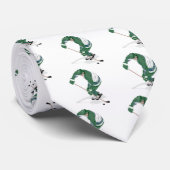 Hockey-Spieler auf dem Eis Krawatte (Gerollt)