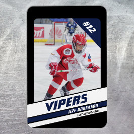 Hockey-Spieler behalten ihren Lebenswillen auf dem Magnet