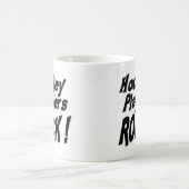 Hockey-Spieler-Felsen! Tasse (Mittel)