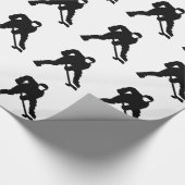 HOCKEY-SPIELER GESCHENKPAPIER (Ecke)
