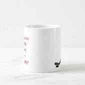 Hockey-Spieler-Girl Kaffeetasse (Mittel)