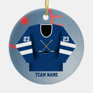 Hockey-Spieler-Jersey-Verzierung Keramik Ornament