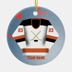 Hockey-Spieler-Jersey-Verzierung Keramik Ornament