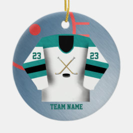 Hockey-Spieler-Jersey-Verzierung Keramikornament