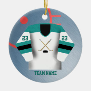 Hockey-Spieler-Jersey-Verzierung Keramikornament
