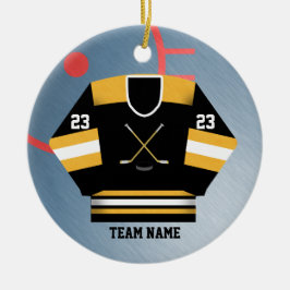 Hockey-Spieler-Jersey-Verzierung Keramikornament