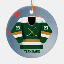Hockey-Spieler-Jersey-Verzierung Keramikornament