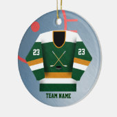 Hockey-Spieler-Jersey-Verzierung Keramikornament (Links)