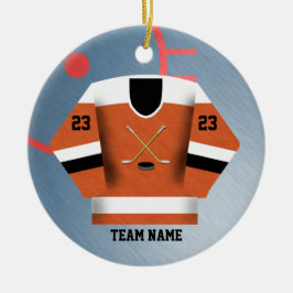 Hockey-Spieler-Jersey-Verzierung Keramikornament