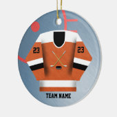 Hockey-Spieler-Jersey-Verzierung Keramikornament (Links)