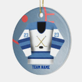 Hockey-Spieler-Jersey-Verzierung Keramikornament (Links)