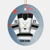 Hockey-Spieler-Jersey-Verzierung Keramikornament (Links)