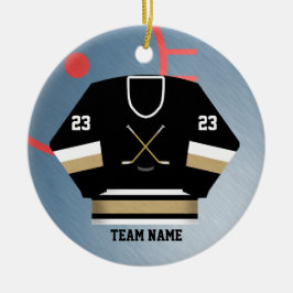 Hockey-Spieler-Jersey-Verzierung Keramikornament