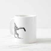 Hockey-Spieler Kaffeetasse (Vorderseite Links)