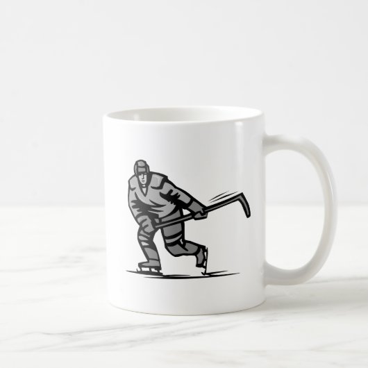 Hockey-Spieler Kaffeetasse (Rechts)