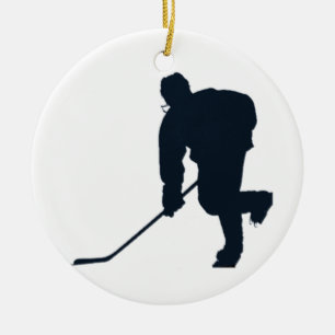 Hockey-Spieler Keramikornament