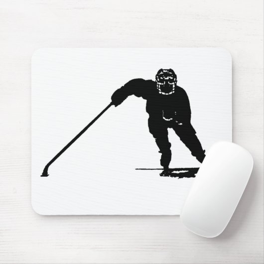 Hockey-Spieler Mousepad (Mit Mouse)