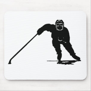 Hockey-Spieler Mousepad