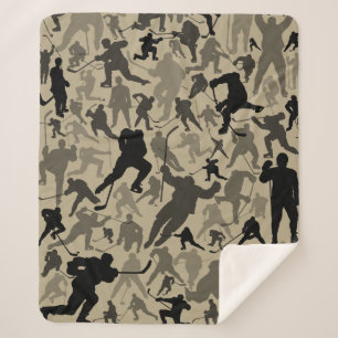 Hockey-Spieler-Muster Sherpadecke