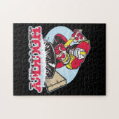 Hockey-Spieler Puzzle (Horizontal)