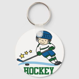 Hockey-Spieler Schlüsselanhänger